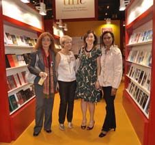 Lola Johnson, Alicia Buil, Carme Pinyana (UJI) i Maite Simón (Universitat de València).